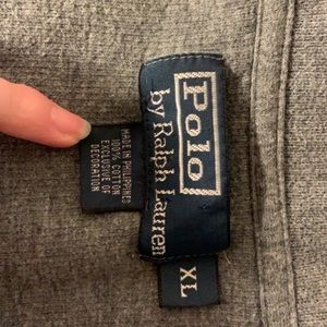 Polo Ralph Lauren, quarter zip, dark grey